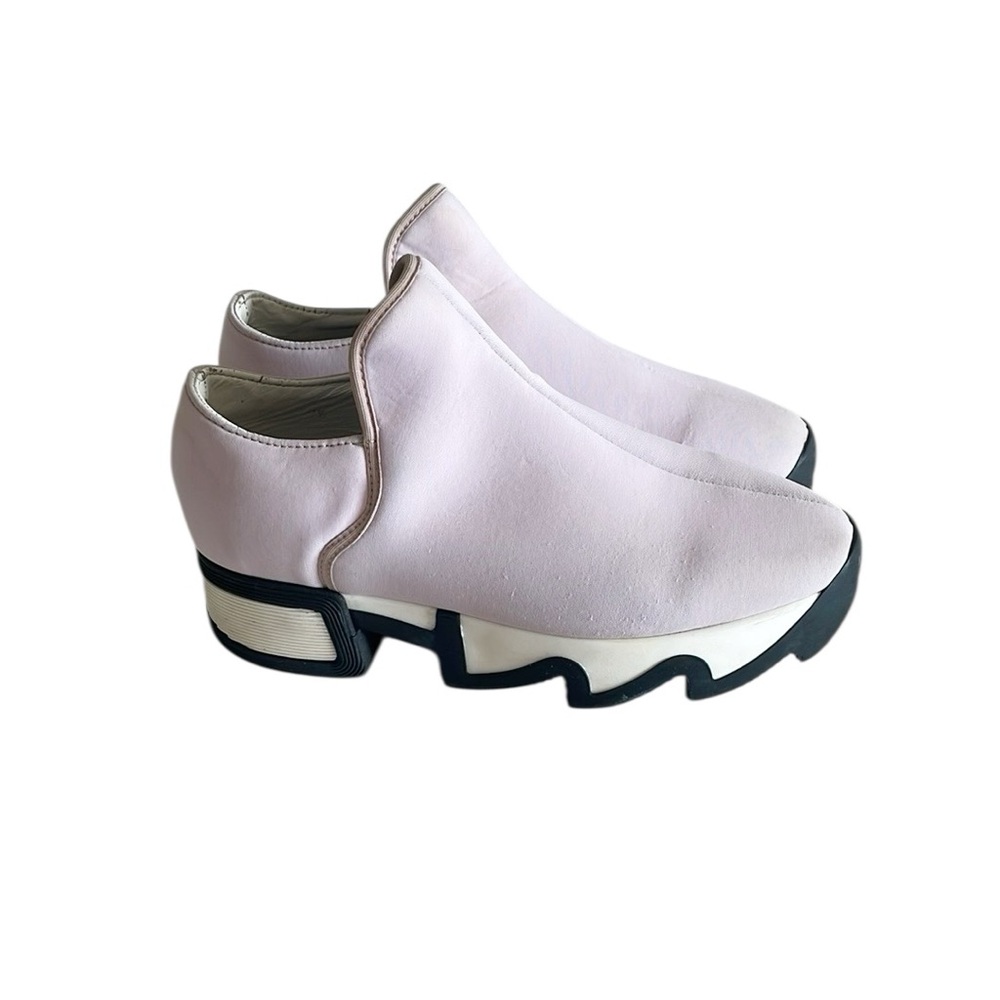 iRi Neoprene Lavender Wes Outline Platform Sneaker size 37.5